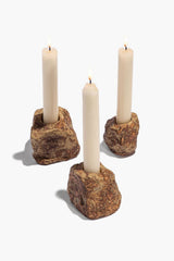 CANDLESTICK SET | ORGANIC ROCK