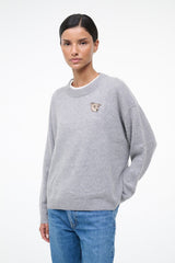 CUSTOM STAUD x C.BONZ SERRANO CASHMERE SWEATER | HEATHER GREY