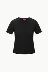 CREW NECK T SHIRT | BLACK